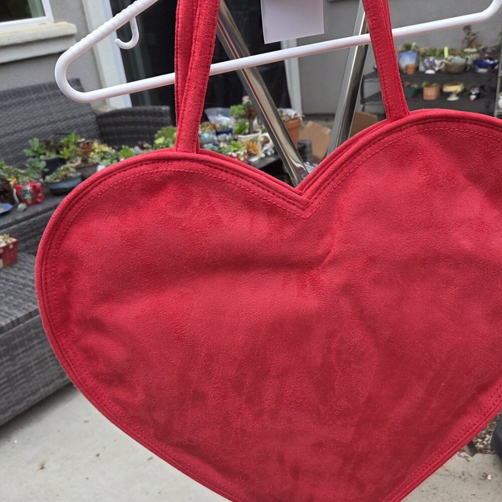 Erin Fetherston Heart Tote Bag X Target 20th Anniversary. RED. NWT. - Picture 4 of 8